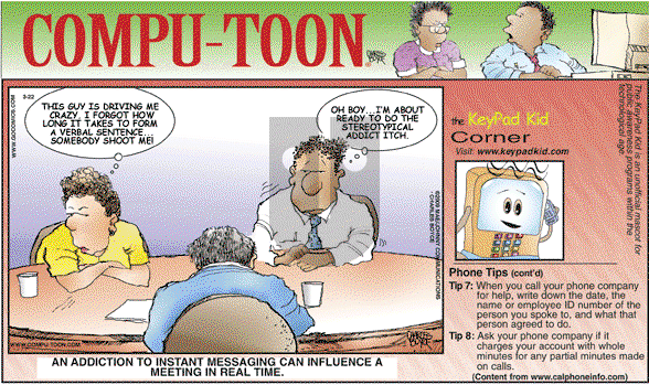Compu-toon on Sunday March 22, 2009 Comic Strip