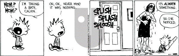 Calvin and Hobbes - Saturday October 17, 1992 Comic Strip