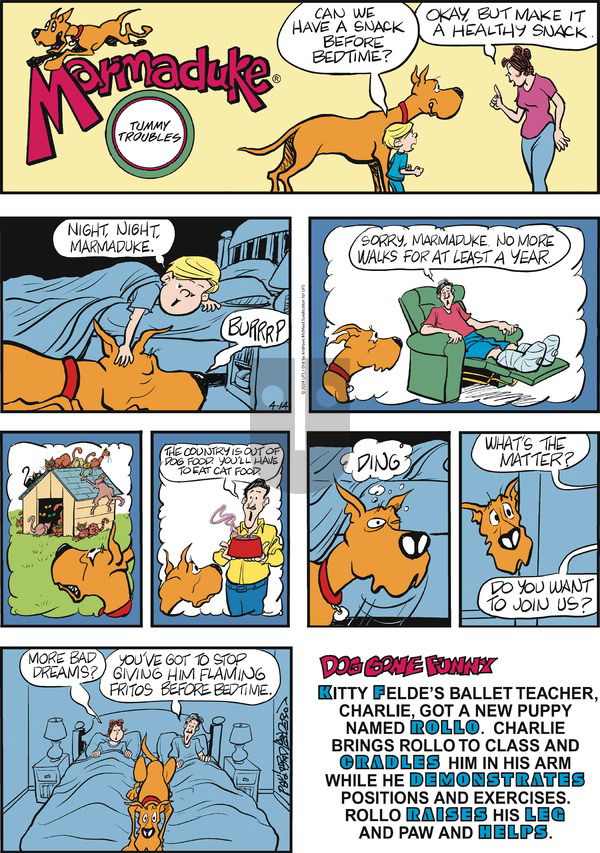 Marmaduke - Sunday April 14, 2024 Comic Strip