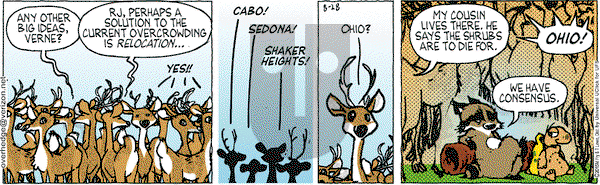 Over the Hedge on Friday August 28, 2015 Comic Strip