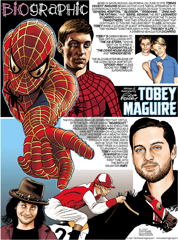 Biographic on Sunday May 6, 2007 Comic Strip