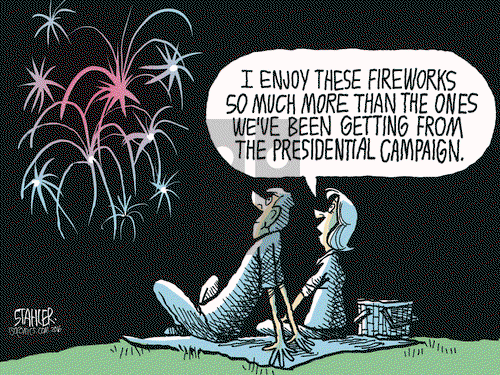Jeff Stahler on Friday July 1, 2016 Comic Strip