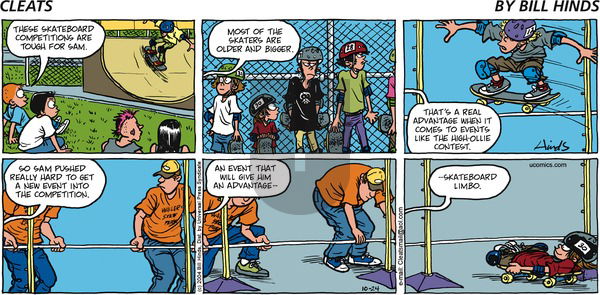 Cleats on Sunday October 24, 2004 Comic Strip