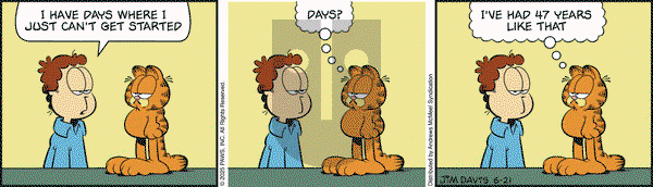 Garfield on Saturday June 21, 2025 Comic Strip