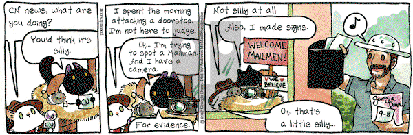 Breaking Cat News on Friday September 8, 2017 Comic Strip