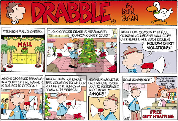 Drabble on Sunday December 3, 2006 Comic Strip