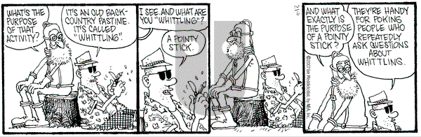 Monty on Saturday October 6, 2007 Comic Strip