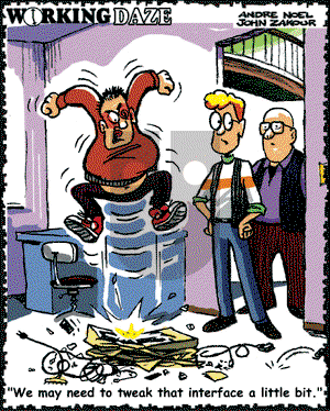 Working Daze on Monday February 18, 2002 Comic Strip