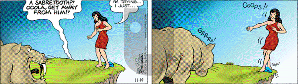 Alley Oop on Friday November 14, 2008 Comic Strip
