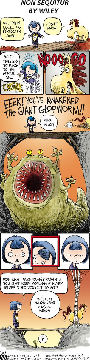 Non Sequitur on Sunday December 2, 2012 Comic Strip