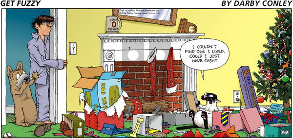 Get Fuzzy - Sunday December 26, 1999 Comic Strip