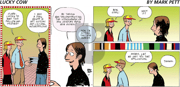 Lucky Cow on Sunday January 8, 2006 Comic Strip
