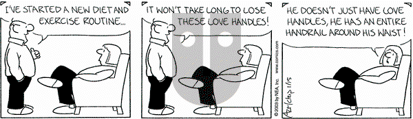 The Born Loser on Wednesday January 15, 2003 Comic Strip