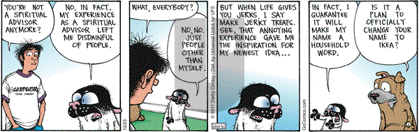 Get Fuzzy on Friday December 23, 2011 Comic Strip