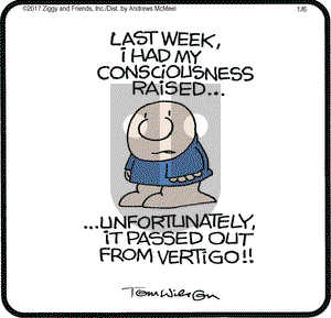 Ziggy on Friday January 6, 2017 Comic Strip