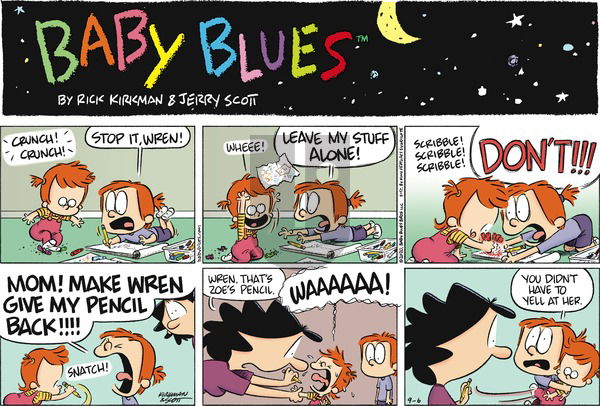 Baby Blues on Sunday September 6, 2020 Comic Strip