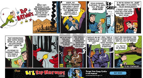 Rip Haywire on Sunday April 24, 2016 Comic Strip