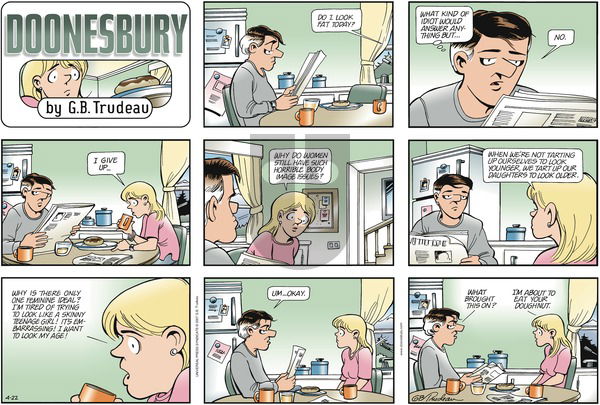 Doonesbury on Sunday April 22, 2007 Comic Strip