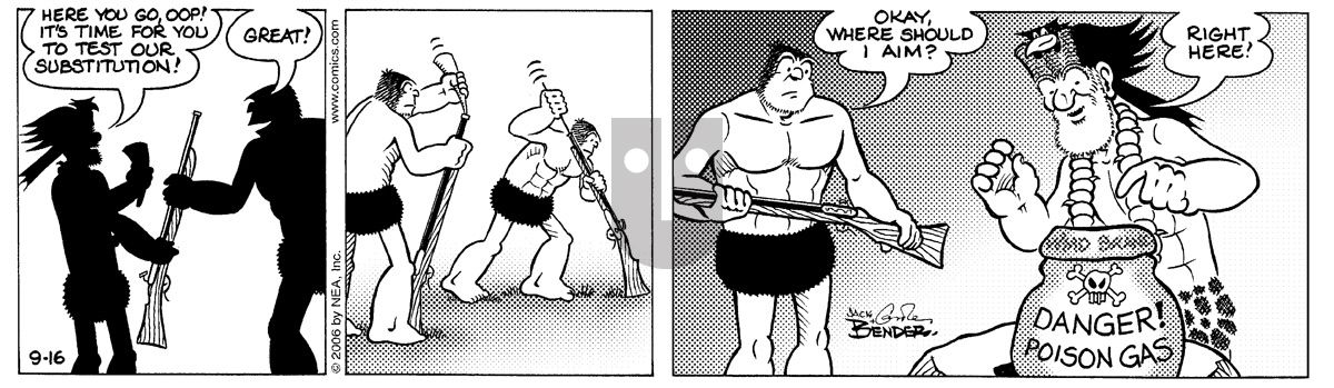 Alley Oop - Saturday September 16, 2006 Comic Strip