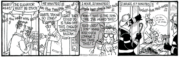 Monty on Monday December 11, 2006 Comic Strip