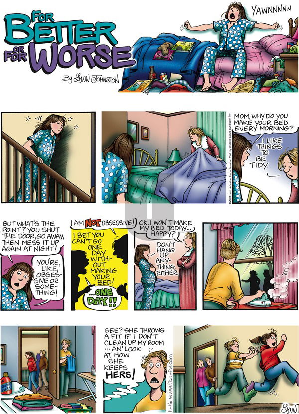 For Better or For Worse on Sunday November 16, 2003 Comic Strip