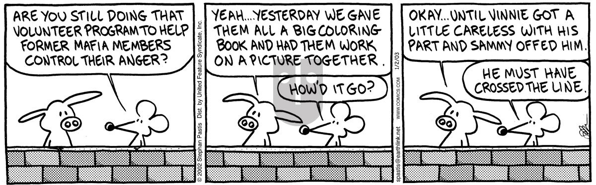 Pearls Before Swine - Thursday January 2, 2003 Comic Strip