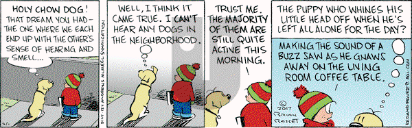 Red and Rover on Wednesday February 1, 2017 Comic Strip