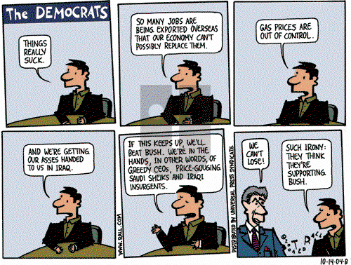 Ted Rall on Saturday October 16, 2004 Comic Strip