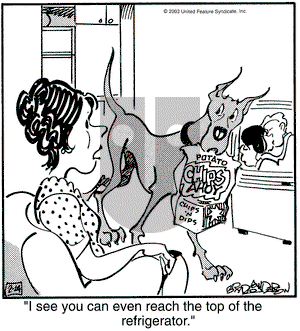 Marmaduke on Friday February 14, 2003 Comic Strip