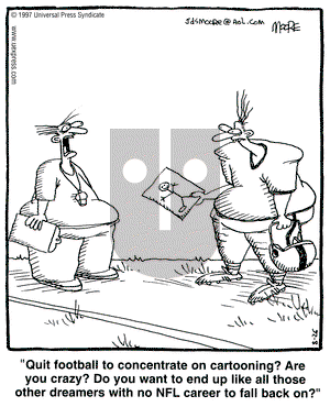 In the Bleachers on Tuesday August 26, 1997 Comic Strip