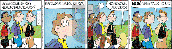 Drabble on Tuesday January 24, 2017 Comic Strip