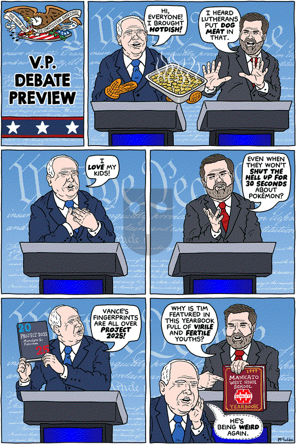 Brian McFadden on Monday September 30, 2024 Comic Strip