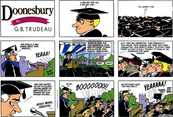 Doonesbury on Sunday May 9, 1993 Comic Strip