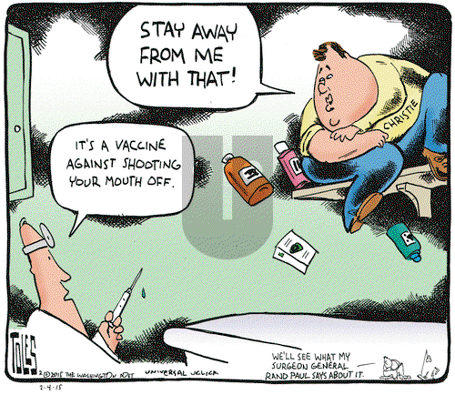 Tom Toles on Wednesday February 4, 2015 Comic Strip