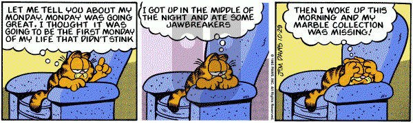 Garfield on Tuesday October 29, 1985 Comic Strip