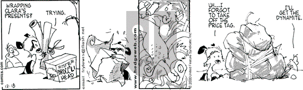 Over the Hedge on Monday December 18, 2000 Comic Strip