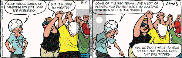 Cleats on Thursday August 18, 2005 Comic Strip