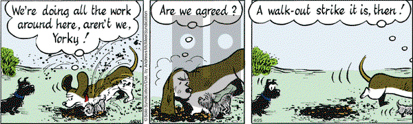 Fred Basset on Wednesday April 25, 2018 Comic Strip