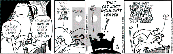 Over the Hedge on Monday November 30, 1998 Comic Strip