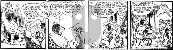 Alley Oop on Wednesday May 19, 1954 Comic Strip