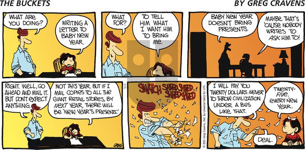 The Buckets on Sunday December 29, 2013 Comic Strip
