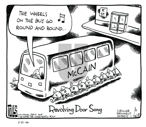 Tom Toles on Friday May 23, 2008 Comic Strip