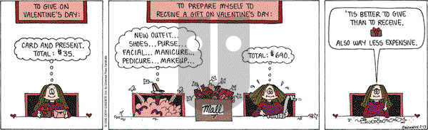 Cathy Classics on Monday February 13, 2006 Comic Strip