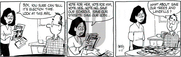 Luann on Monday November 7, 1994 Comic Strip