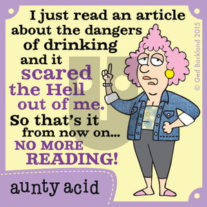 Aunty Acid on Thursday January 15, 2015 Comic Strip