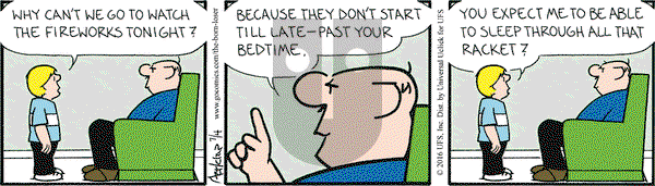The Born Loser on Monday July 4, 2016 Comic Strip