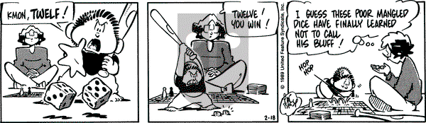 Rose is Rose on Saturday February 18, 1989 Comic Strip