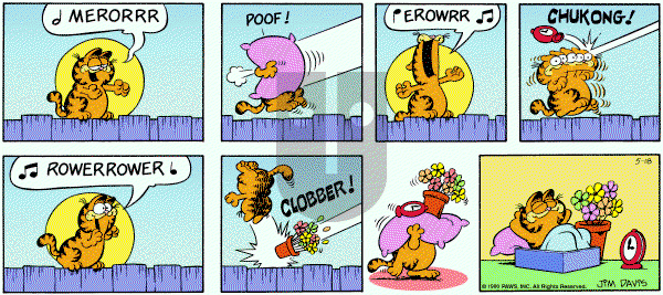Garfield on Sunday May 18, 1980 Comic Strip
