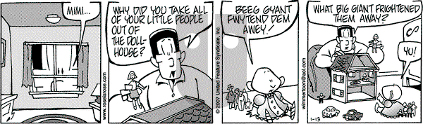 Rose is Rose on Saturday January 13, 2007 Comic Strip