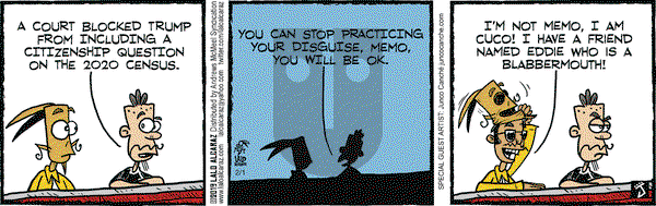 La Cucaracha on Friday February 1, 2019 Comic Strip